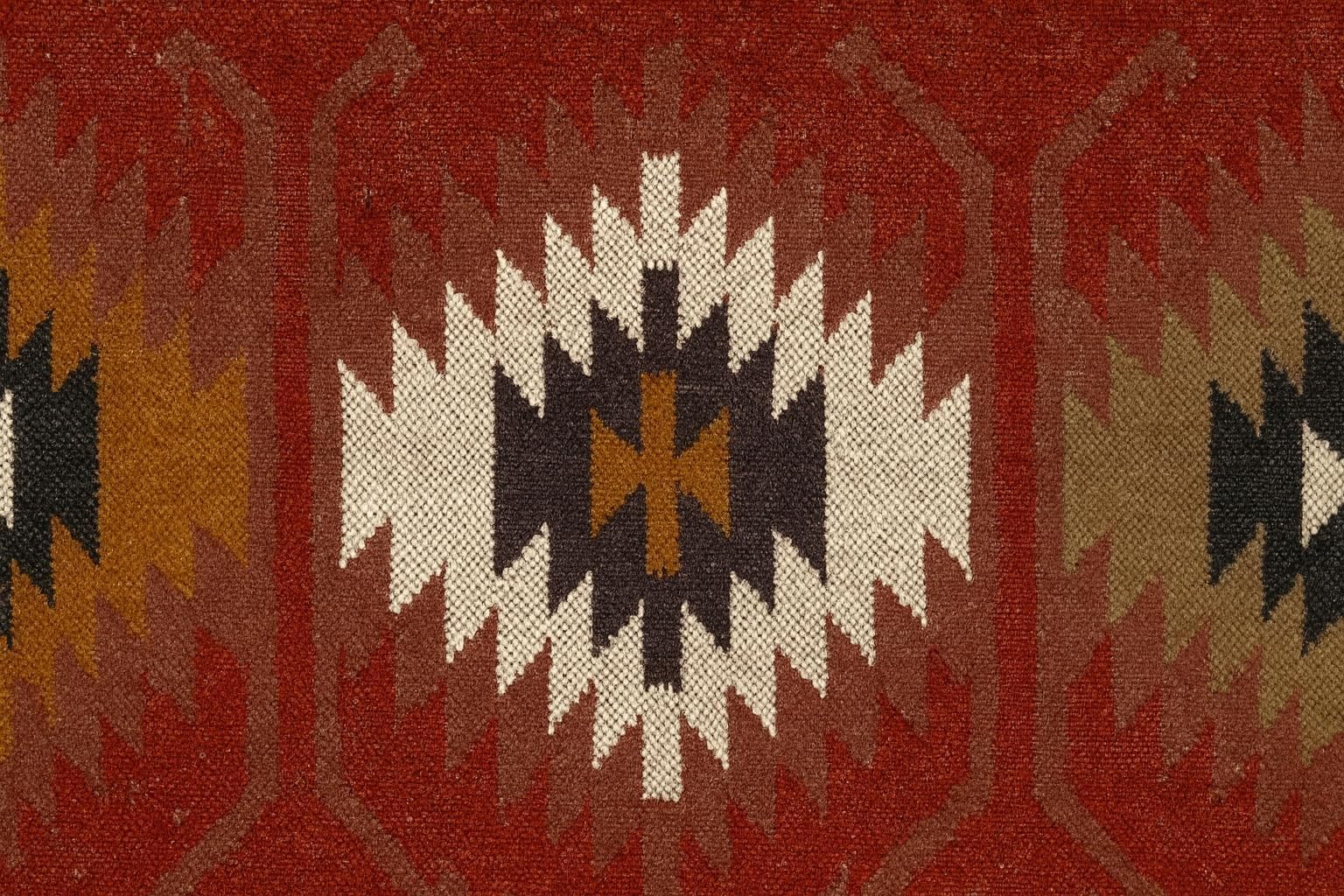 Tapis moderne en laine et jute - Naturel et respectueux de l'environnement, durable et élégant pour salon, chambre à coucher, couloir, 75 x 450 cm