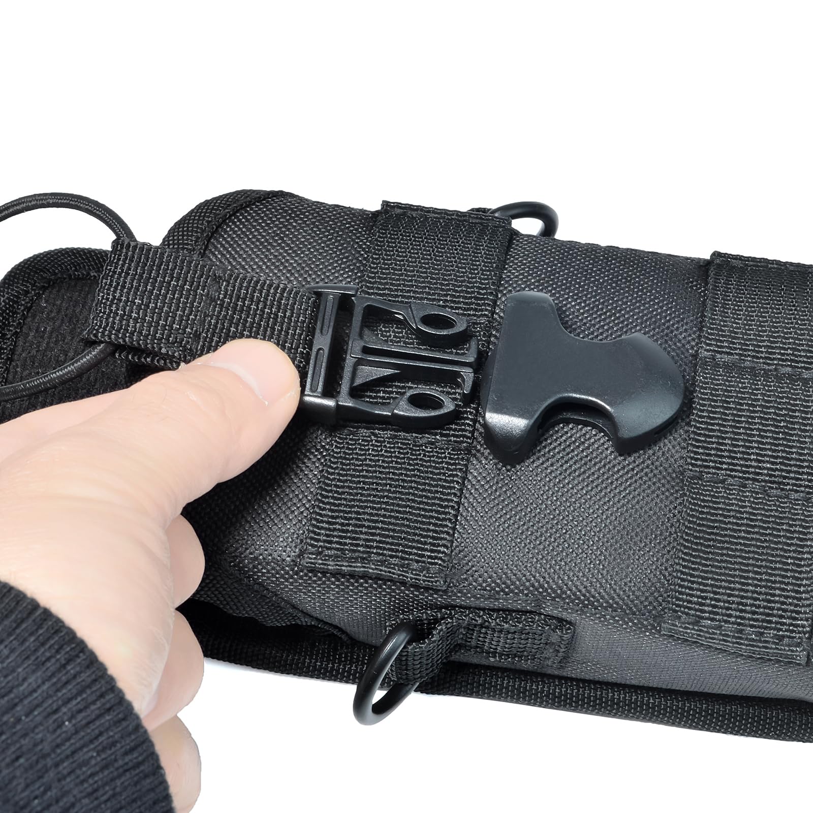Molle Radio Pouch Walkie Talkie Supporto per Gilet Radio Cintura CB Motorola DP1400 CP040 GP88