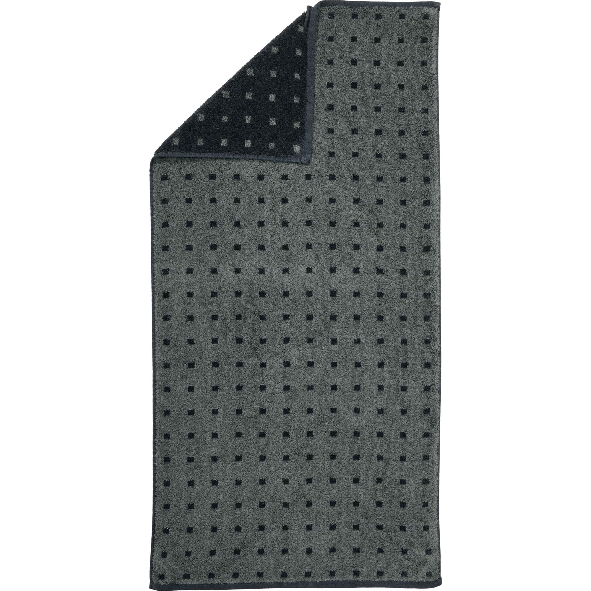 Erwin Müller Duschtuch Sigmaringen 2er-Pack Walk-Frottier dunkelgrau Größe 70x140 cm