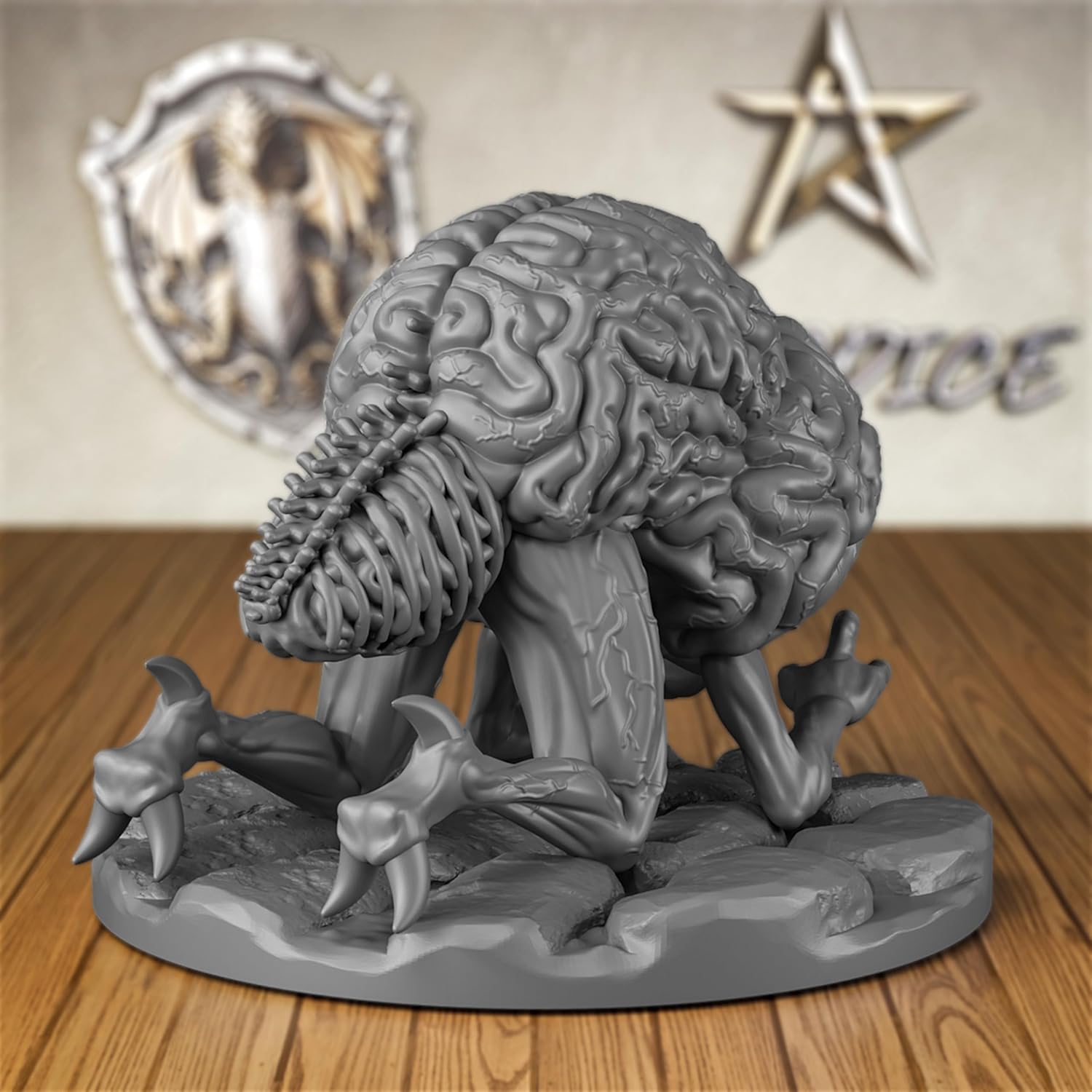 AUSPDICE Wisdom Devourer DND Miniatures, Storm Front - 3D Plastic Model for Tabletop RPG Role Playing Game & Board Game