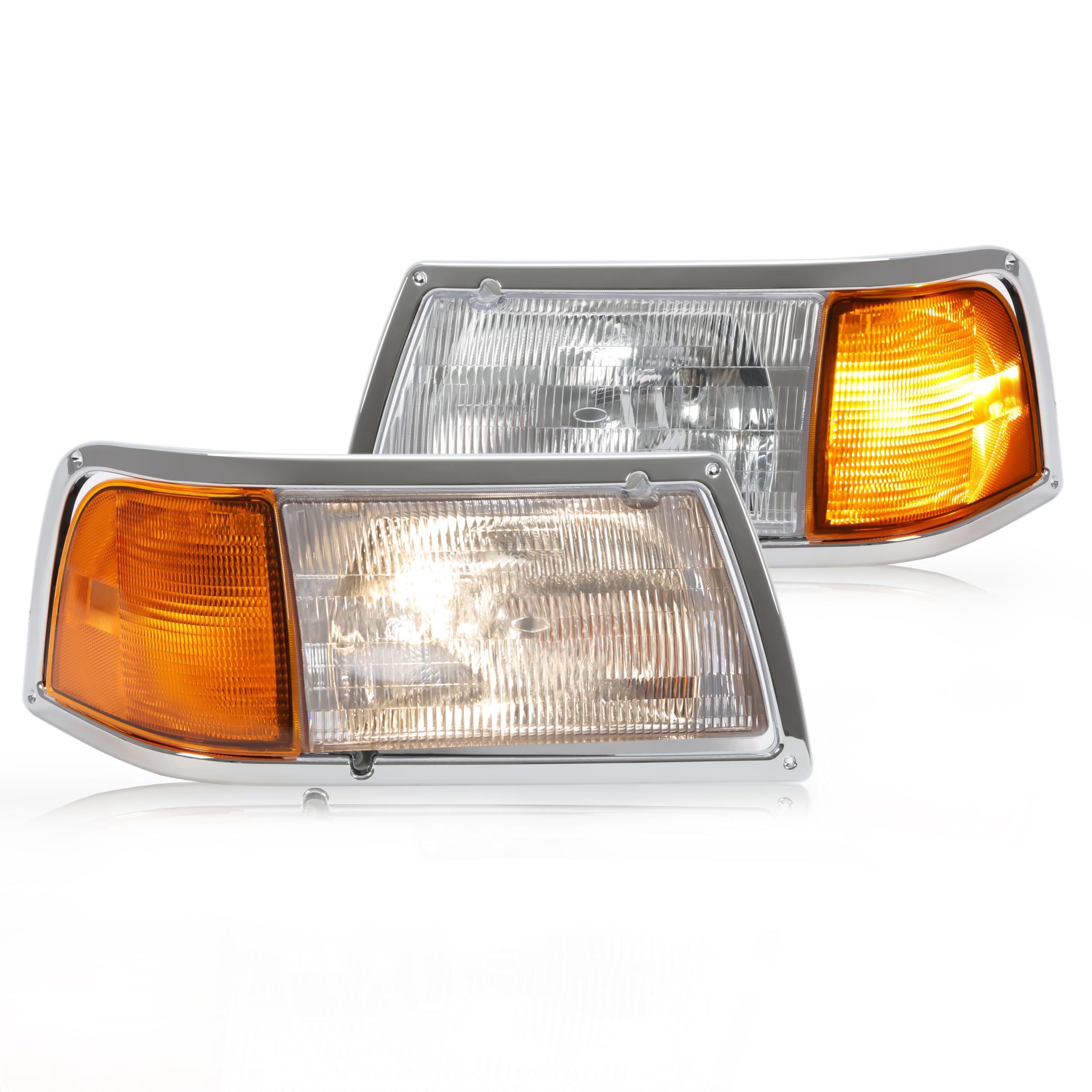 Amazon.com: KUAFU Pair Headlight w/Adjusters + Corner Light