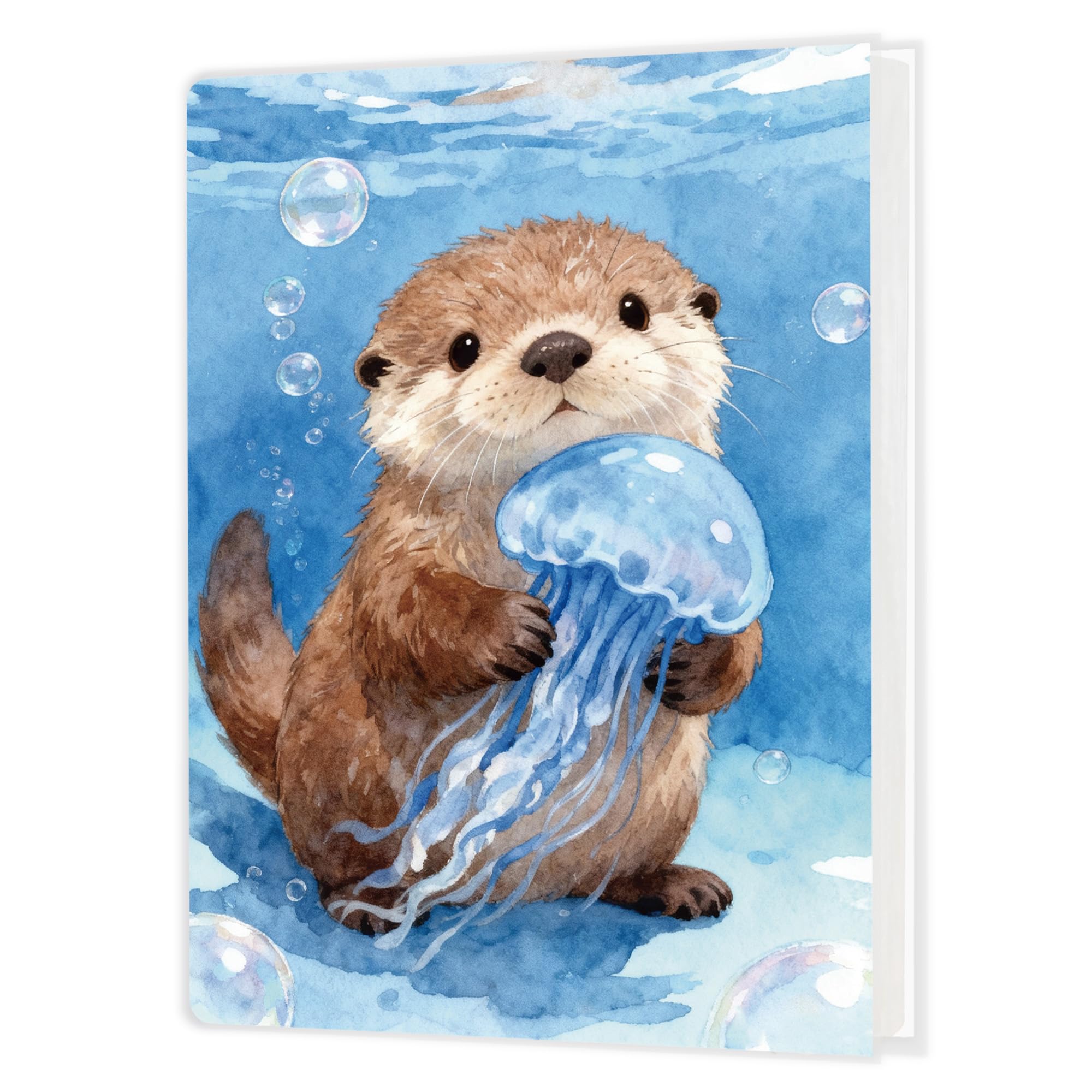 Album photo loutre souvenir d'enfance précieux pour nouveau-né