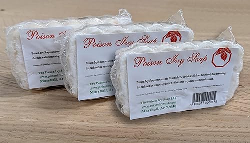 Miniatura 2 de Jabón de hiedra venenosa, alivio natural de la hiedra venenosa, roble venenoso o zumaque venenoso, paquete de 3