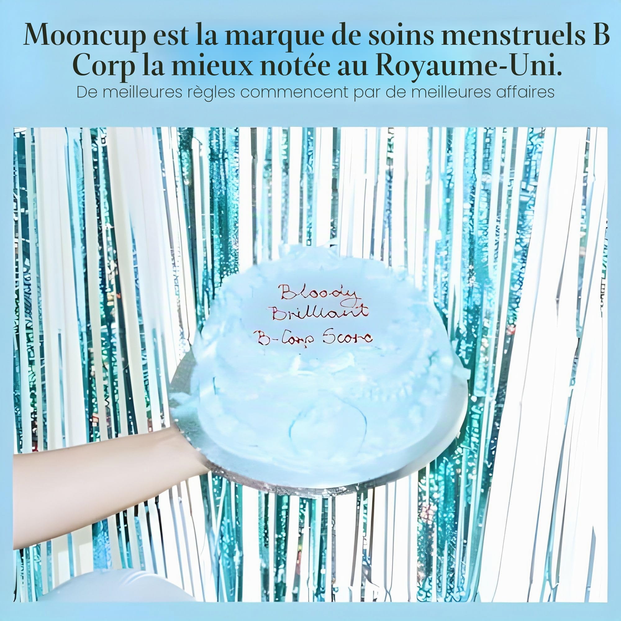 Mooncup Original Coupe Menstruelle en Silicone de qualité médicale, protection équivalente à 3 tampons, sans toxines, écologique, facile à insérer, Taille A (30+ ou après accouchement) confortable