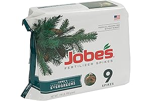 Jobe's Slow-Release Evergreen Fertilizer Spikes: The Key to Evergreen Health