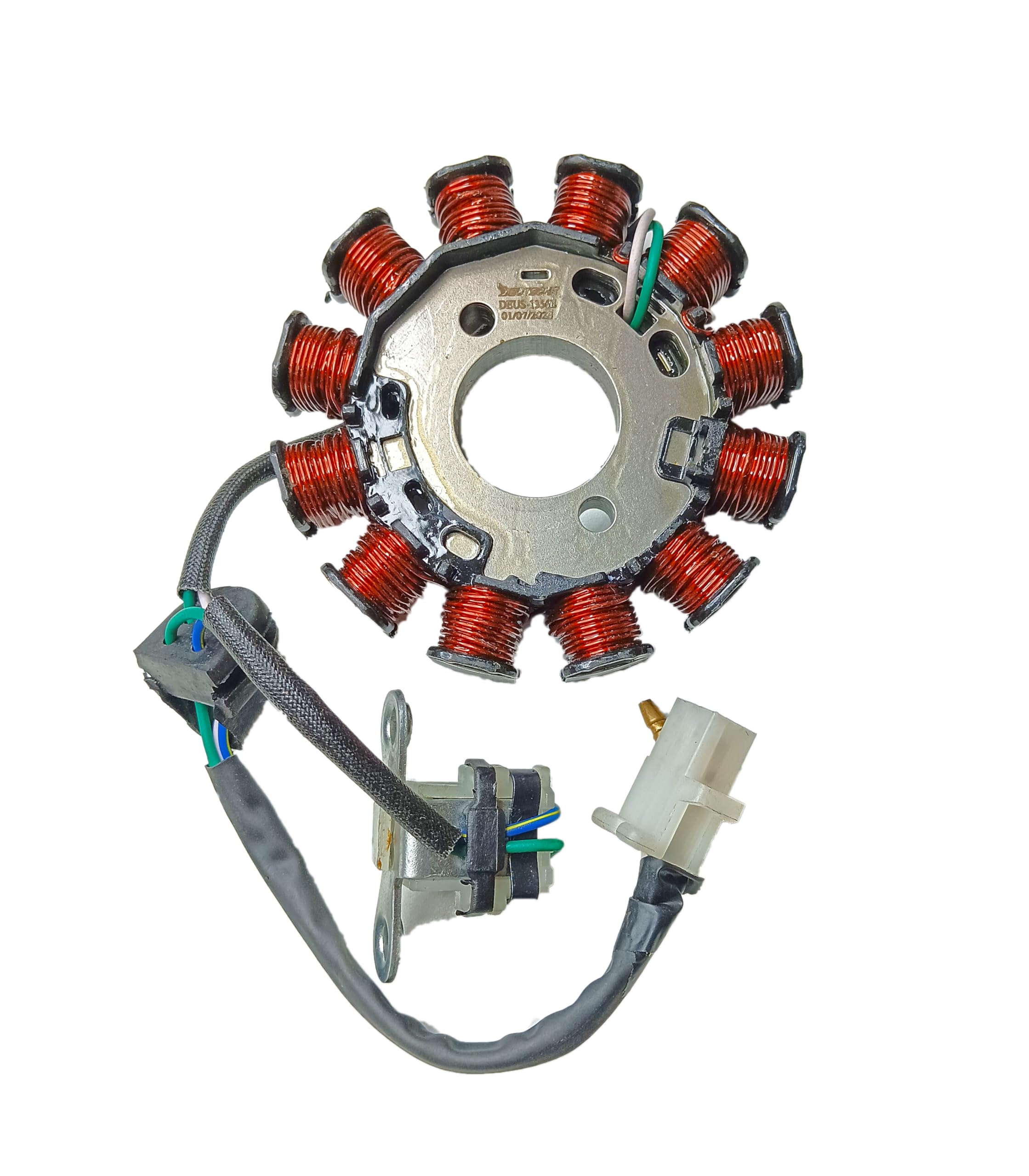 Deutsche Stator Coil Plate Assembly for Hero Super Splendor BS-IV/Hero Glamour BS-IV