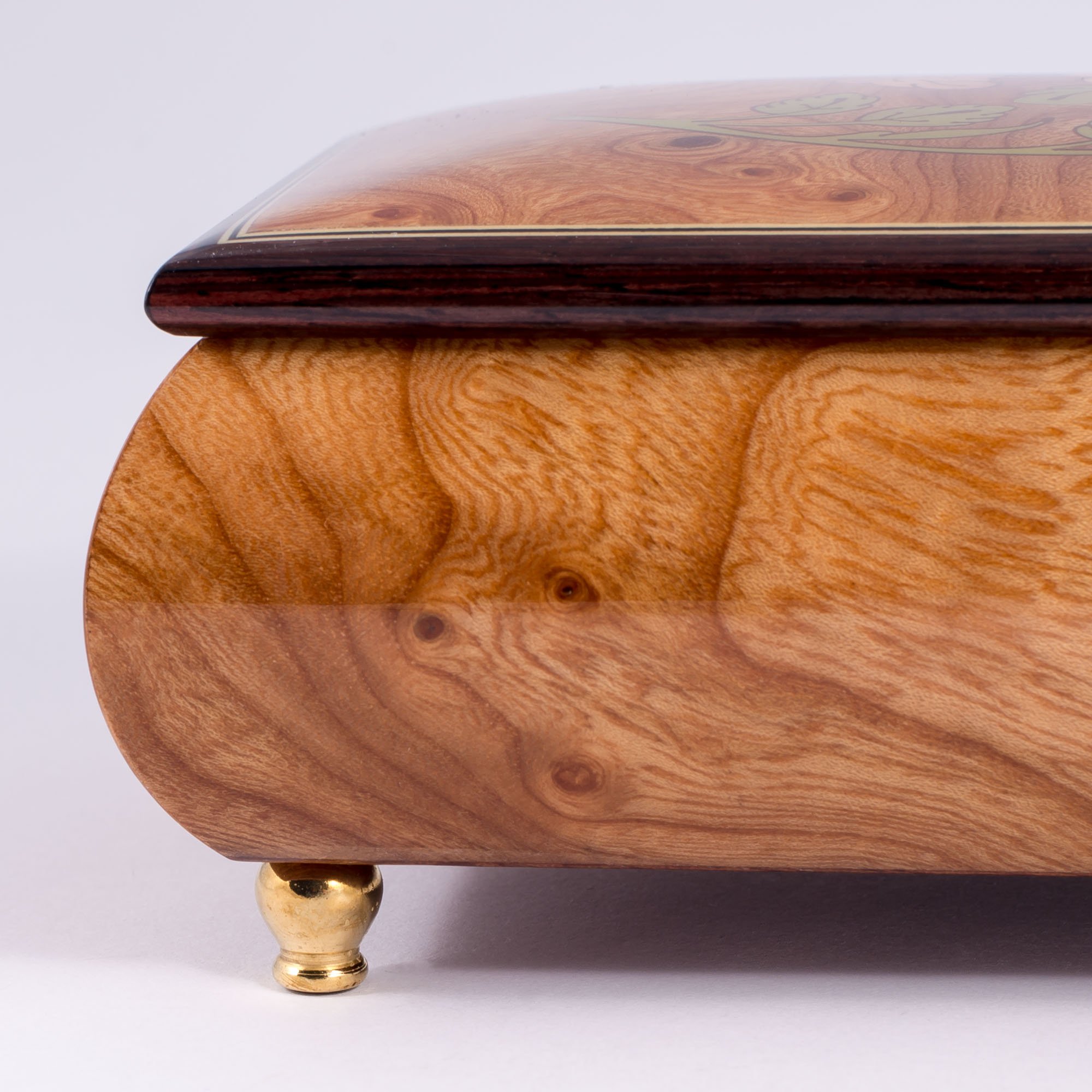 Amazon.co.jp: フローラルインレーライトバールウッドイタリア製手作り