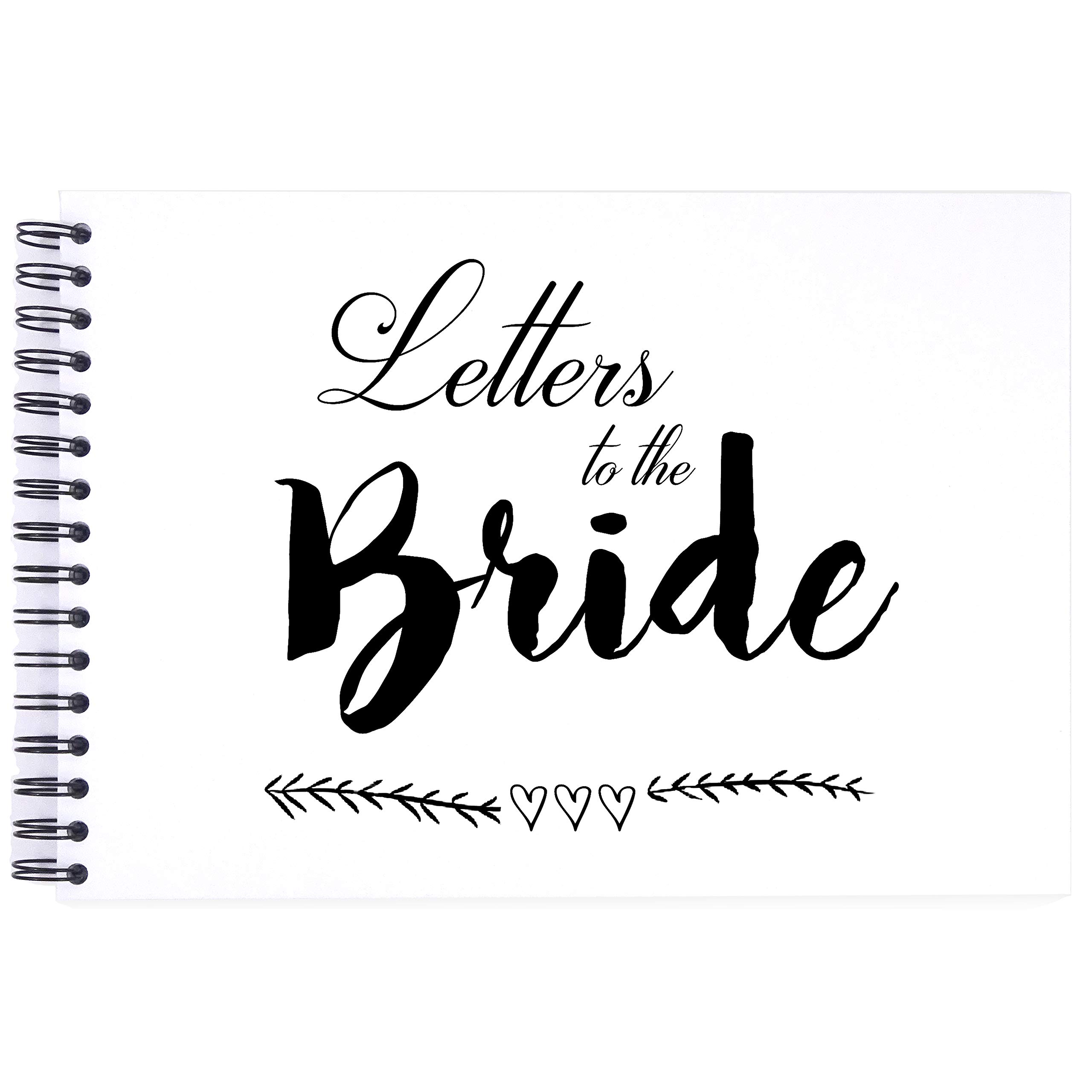 White Letters to the Bride Scrapbook Dry Mount Photo Album (A4 (297x210mm))