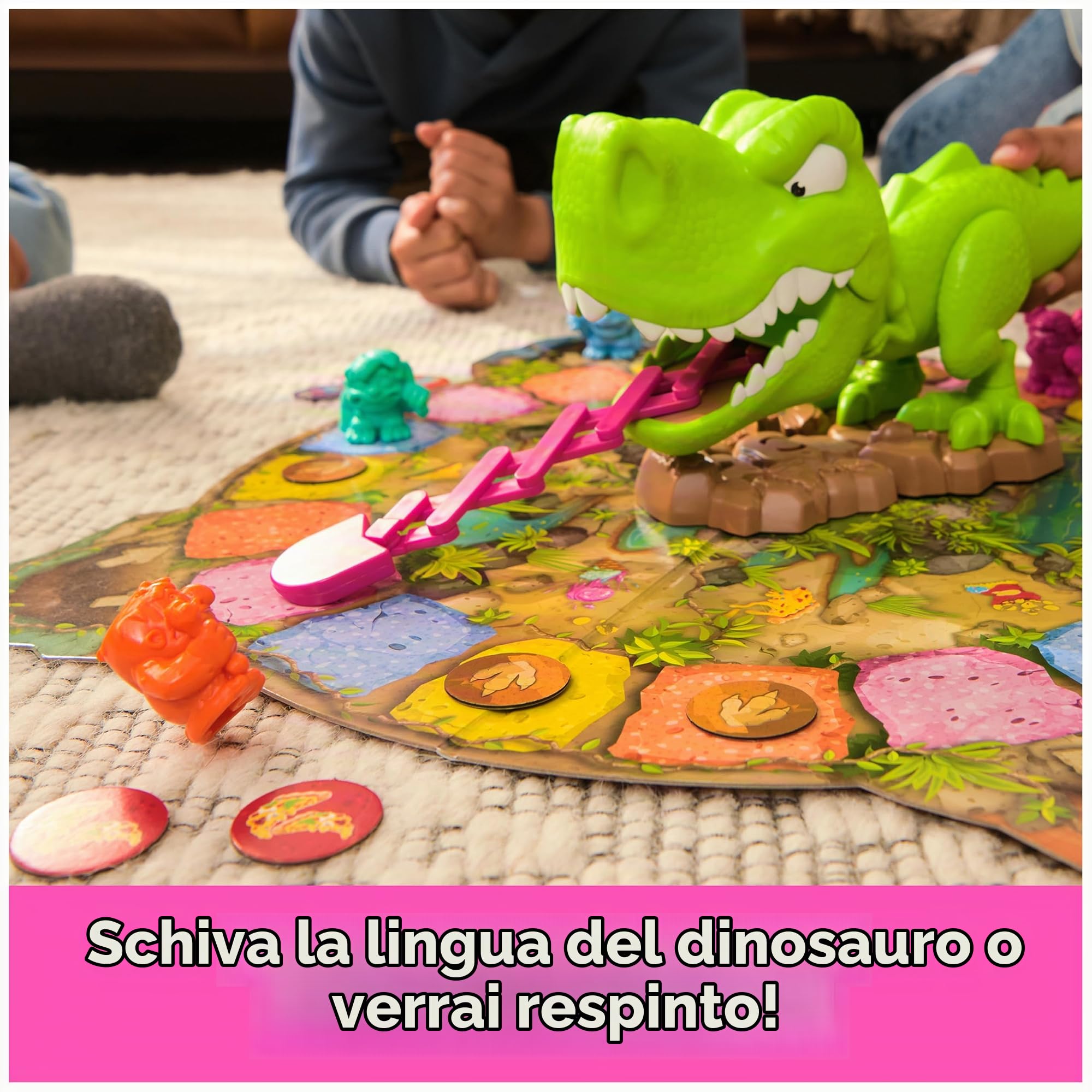 Snack-O-Saurus Rex - Een interactief bordspel voor snackliefhebbers en dinofans, grappig familiespel, bordspel voor spelletjesavond met het hele gezin