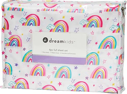 Miniatura 32 de Juego de sábanas y fundas de almohada tamaño individual Sábanas de cama individual para niños y niñas