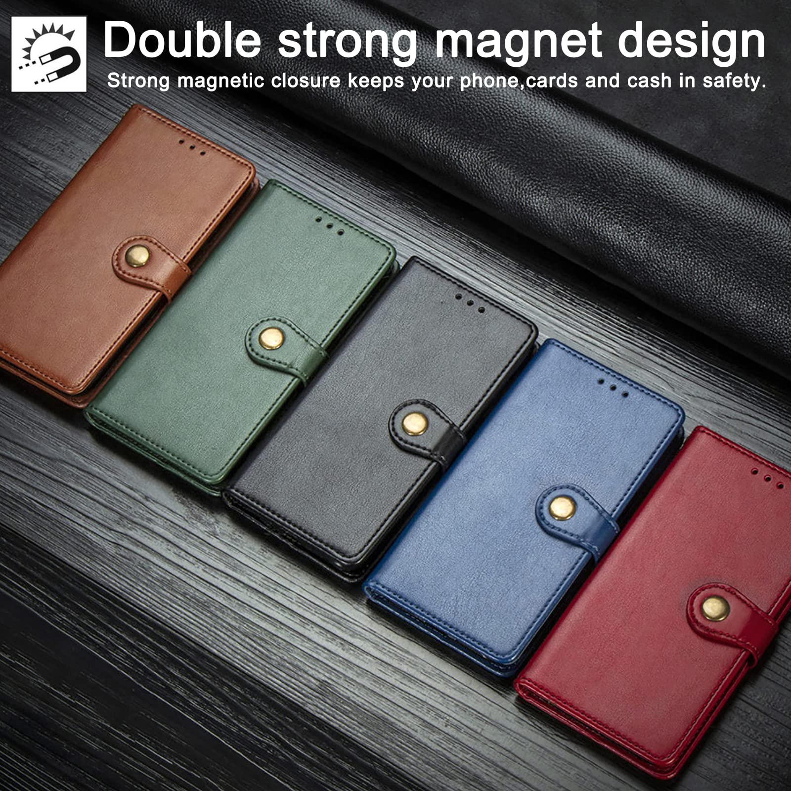 BRAND SET Flip Cover per Nokia G11 Plus, Custodia Pelle PU Magnetica