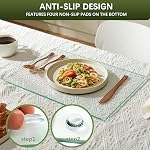Tempered Glass Cutting Board for Kitchen Counter, 12x8 inch Clear Small Cutting Board with Non-Slip Feet for Countertop - Scratch Resistant,Long Lasting, Dishwasher Safe