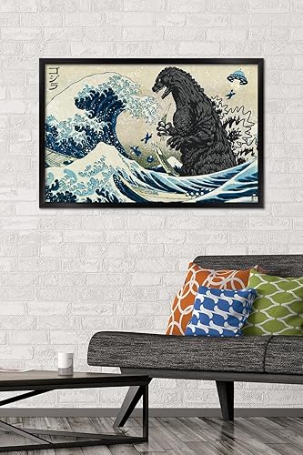 Miniatura 2 de Trends International Godzilla - Great Wave Wall Poster