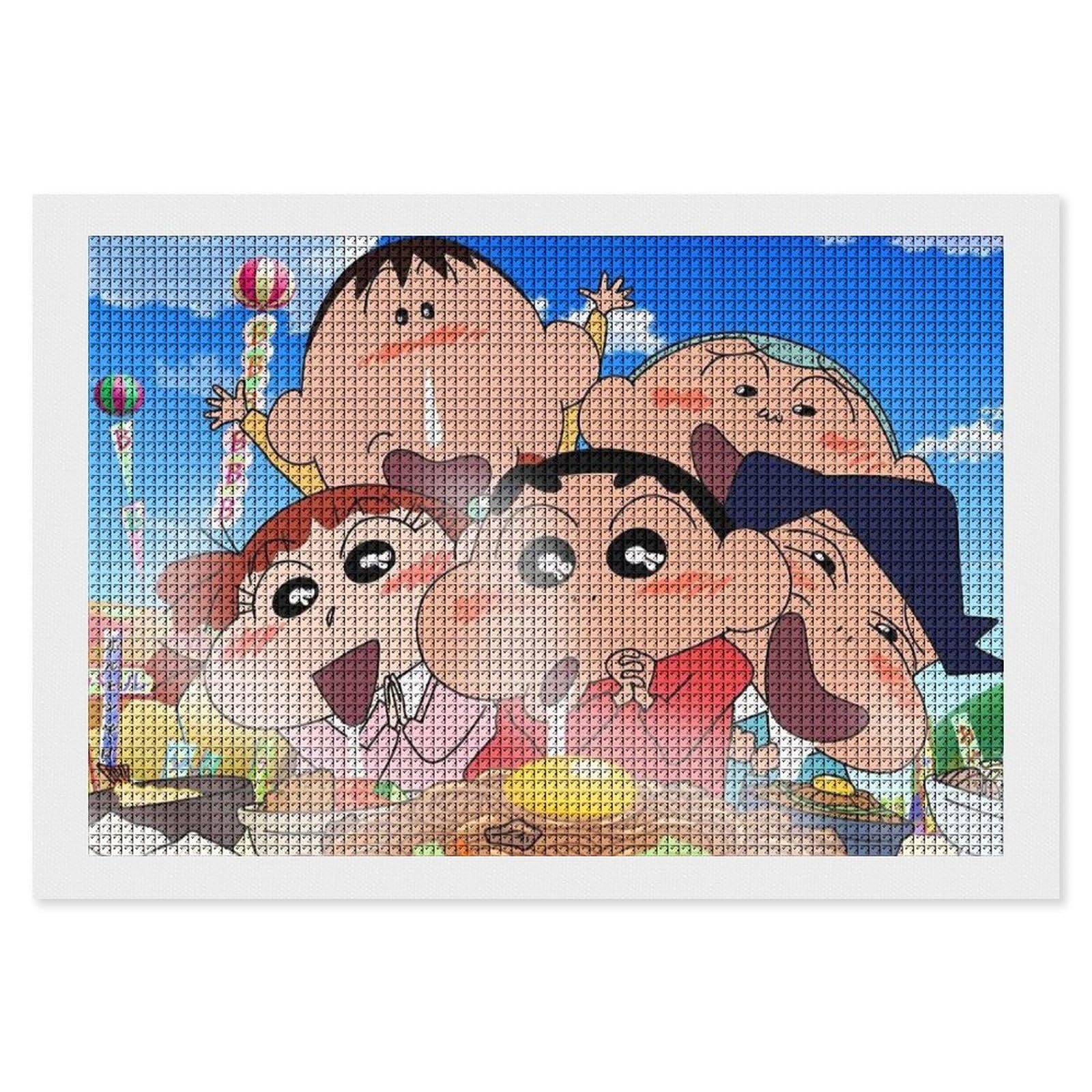 Amazon.co.jp: クレヨンしんちゃん ダイヤモンドアート 四角いビーズ