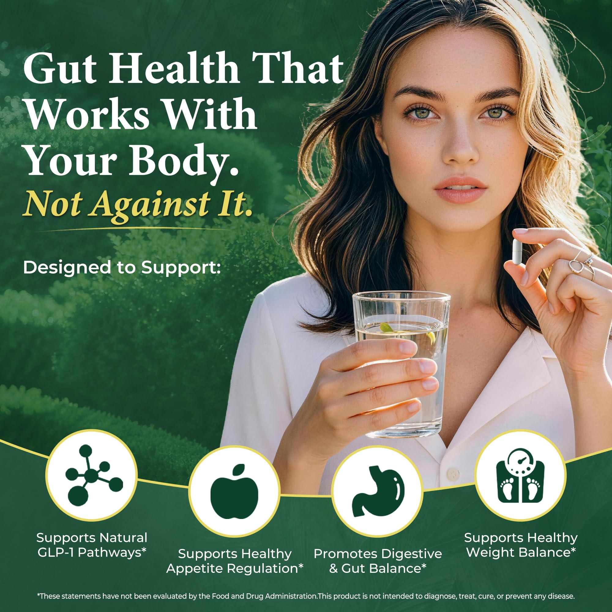 GLP-1 Weight Management Appetite Control with Berberine, 90 Caps, 45-Day — Amazon image 7