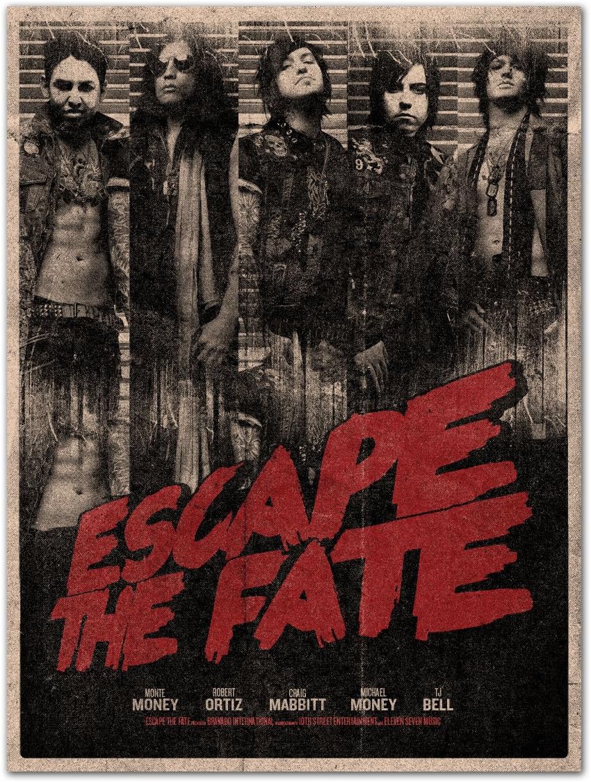 Escape the Fate Grindhouse 18" X 24" Poster
