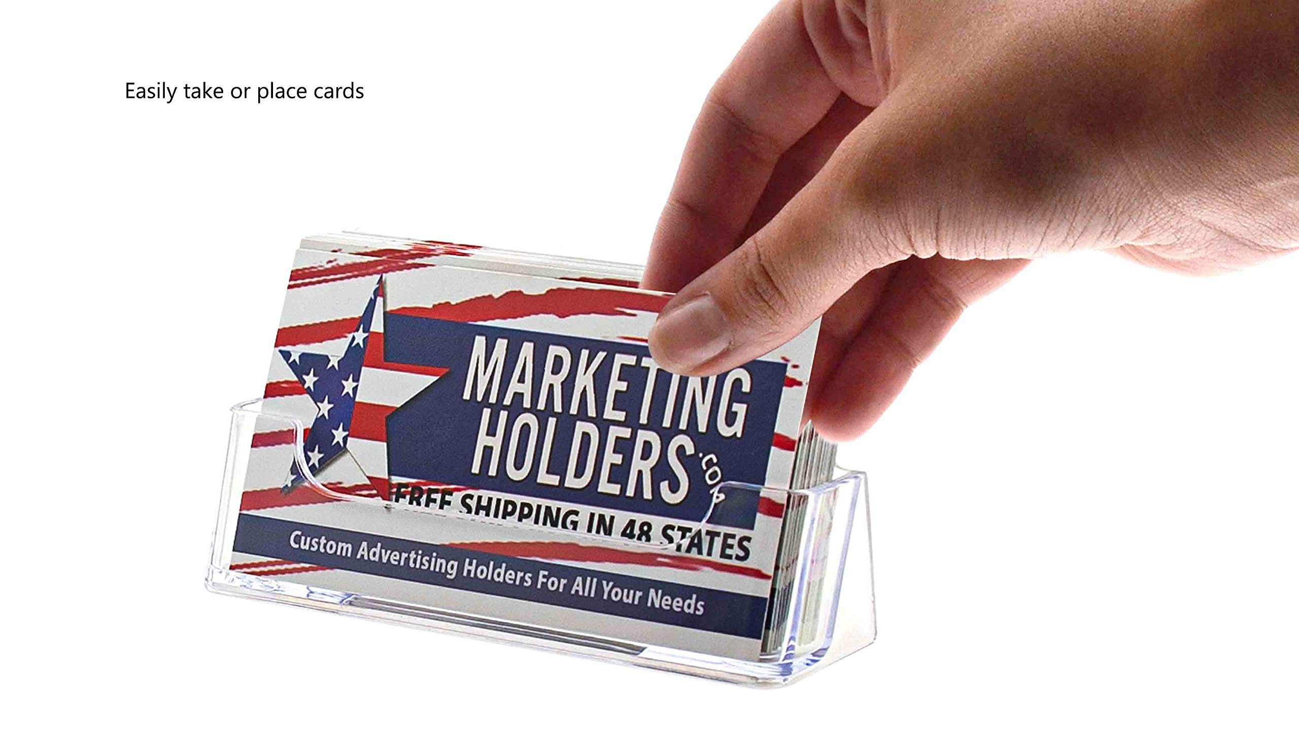 Marketing Holders Business Card Holder Countertop Display For 3.5" X 2