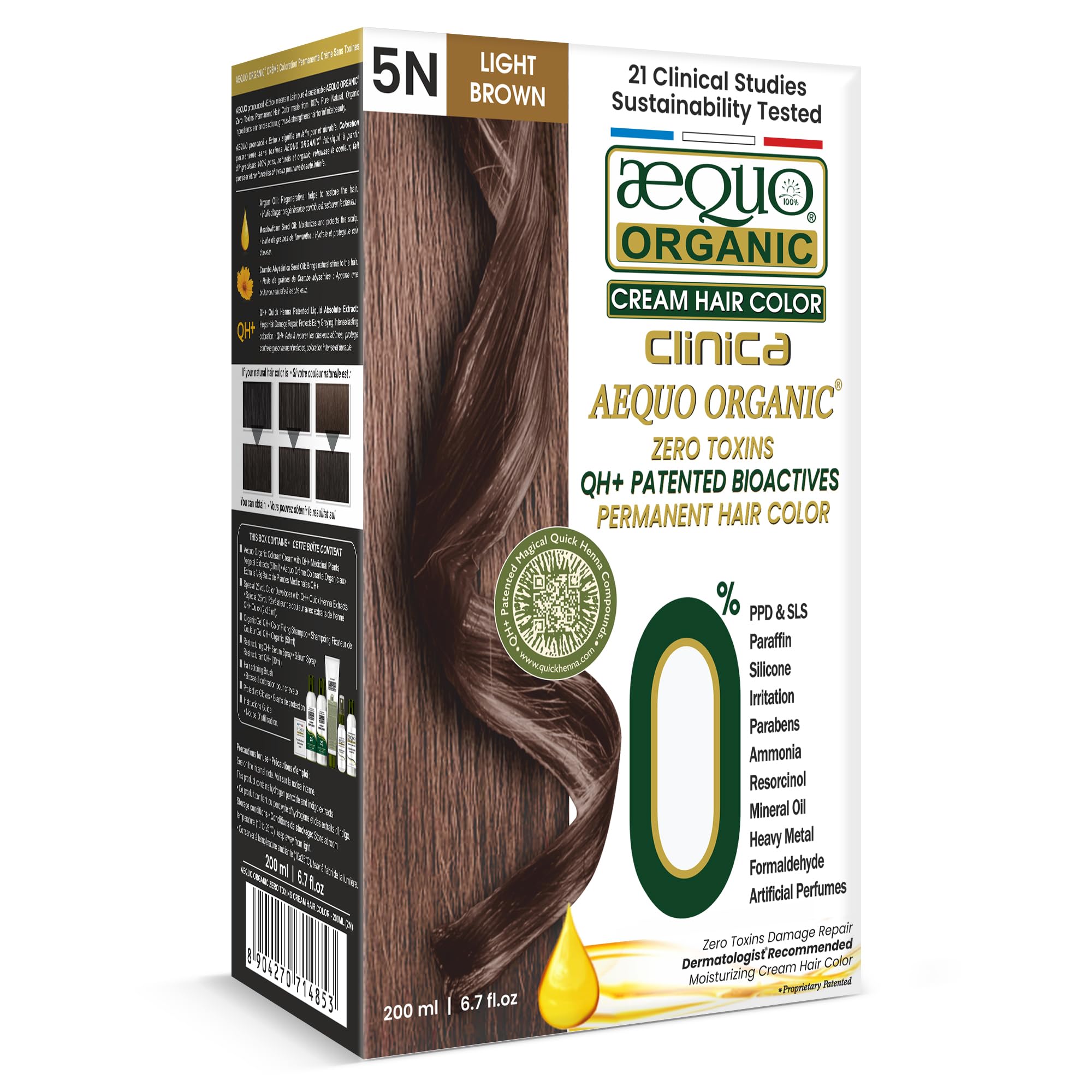 byPureNaturals Aequo Organic Cream Hair Colour 5N Light Brown for Men And Women,200 ML| Natural Long Lasting Permanent Color for Hair, Beard & Mustache| 100% Grey Coverage| PPD & Ammonia Free-picture-48