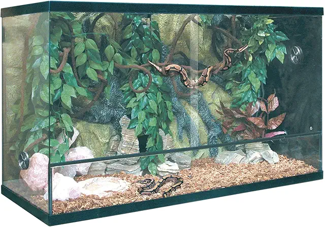 Repti-Selva TRS180 Glass Terrarium for Reptiles & Small Animals