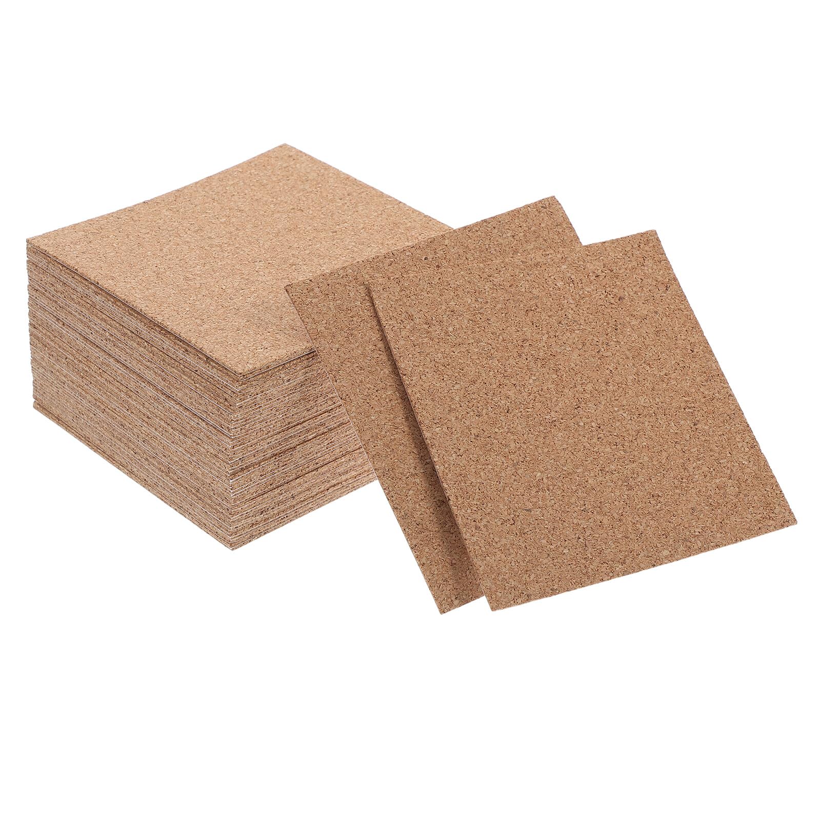 Carrés de liège auto-adhésifs Anneome de 100x100x1 mm pour protéger vos meubles
