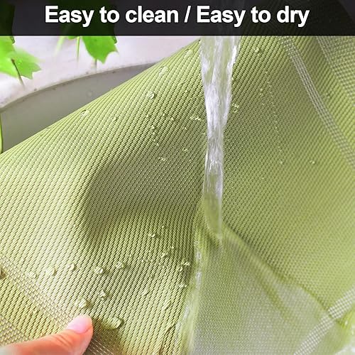 Miniatura 5 de DSJIFGEW Manteles individuales, manteles individuales para cocina, comedor, resistentes al calor, antideslizantes, lavables, de PVC, fáciles de