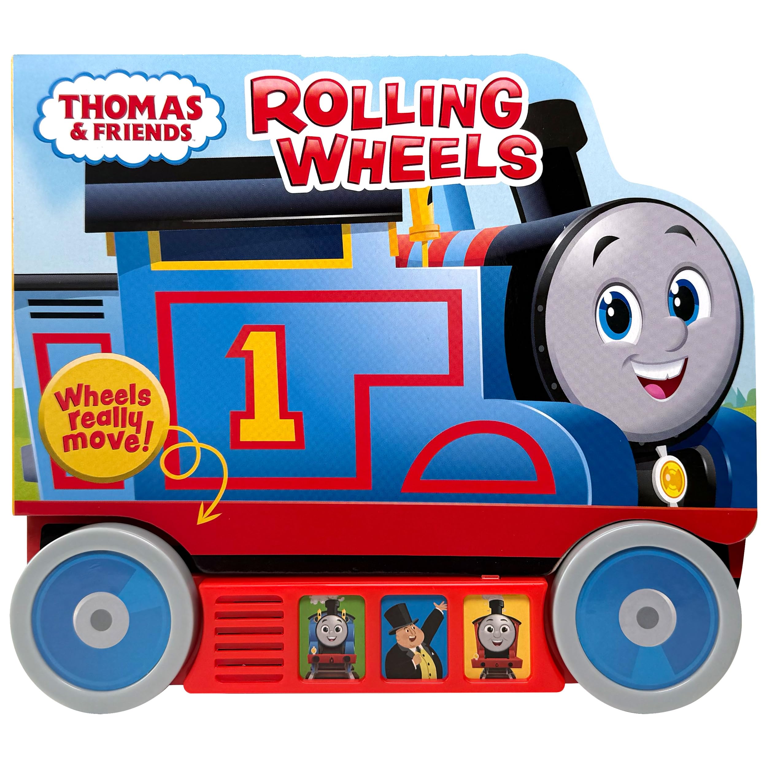 P I Kids Thomas The Tank Engine Rolling Wheels Sound Book