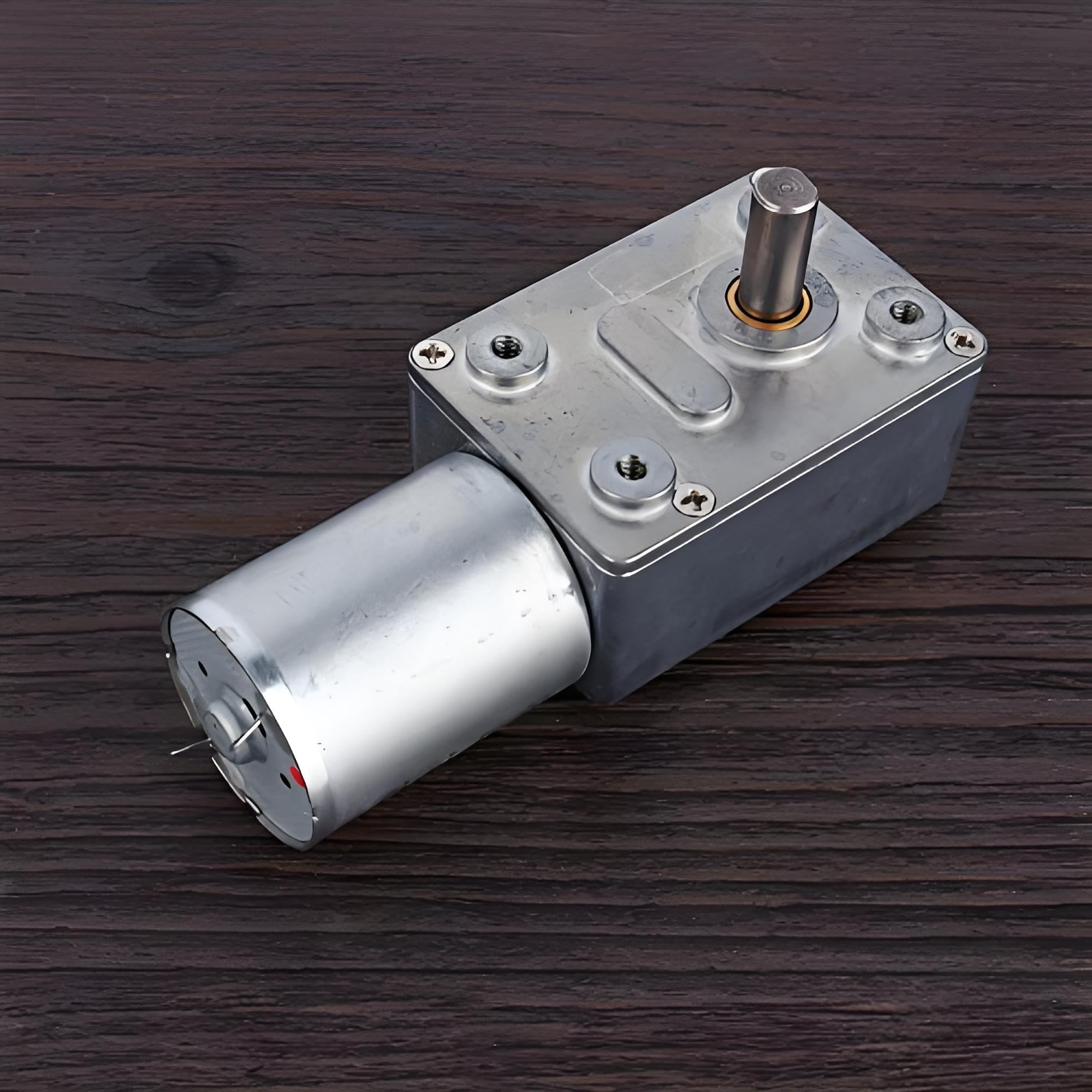 Getriebemotor DC 12V Schneckengetriebemotor mit Drehmoment CW/CCW Drehzahlminderungsmotor Wendbarer Getriebemotor Geschwindigkeitsreduzierung Elektromotor (62RPM)
