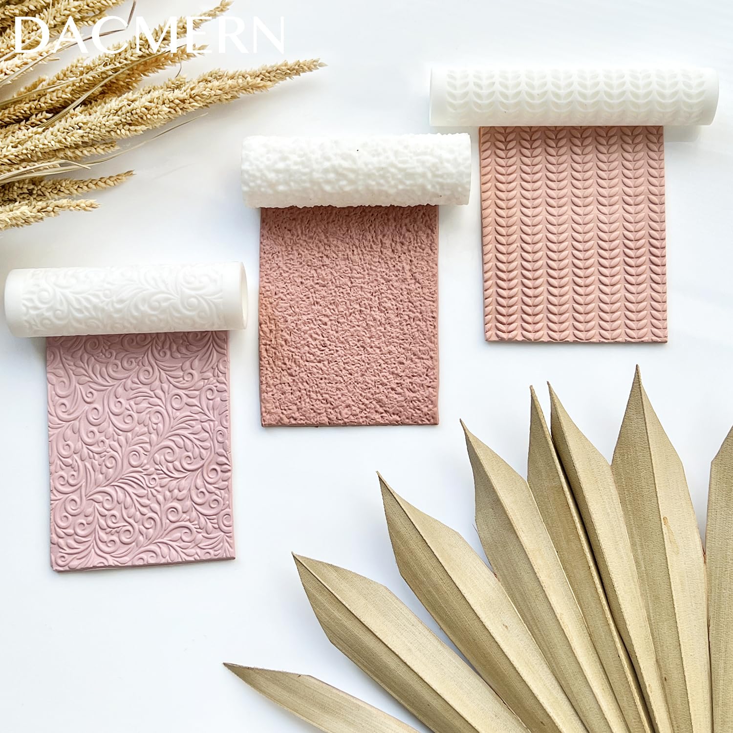 Rodillo De Textura Geométrica, Rodillo De Arcilla Con Figuras, Textura De Arcilla Sin Costuras, Rodillo De Arcilla Polimérica, Rodillo De Patrones De Arcilla, Herramienta Para Hacer Aretes (46) - México