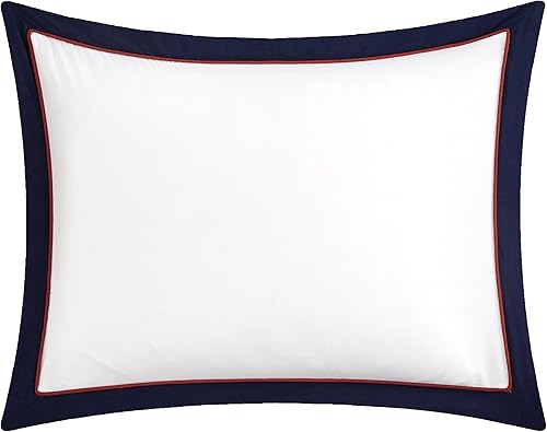 Miniatura 4 de Chic Home Tania - Cama reversible de 10 piezas, edredón Queen, azul marino