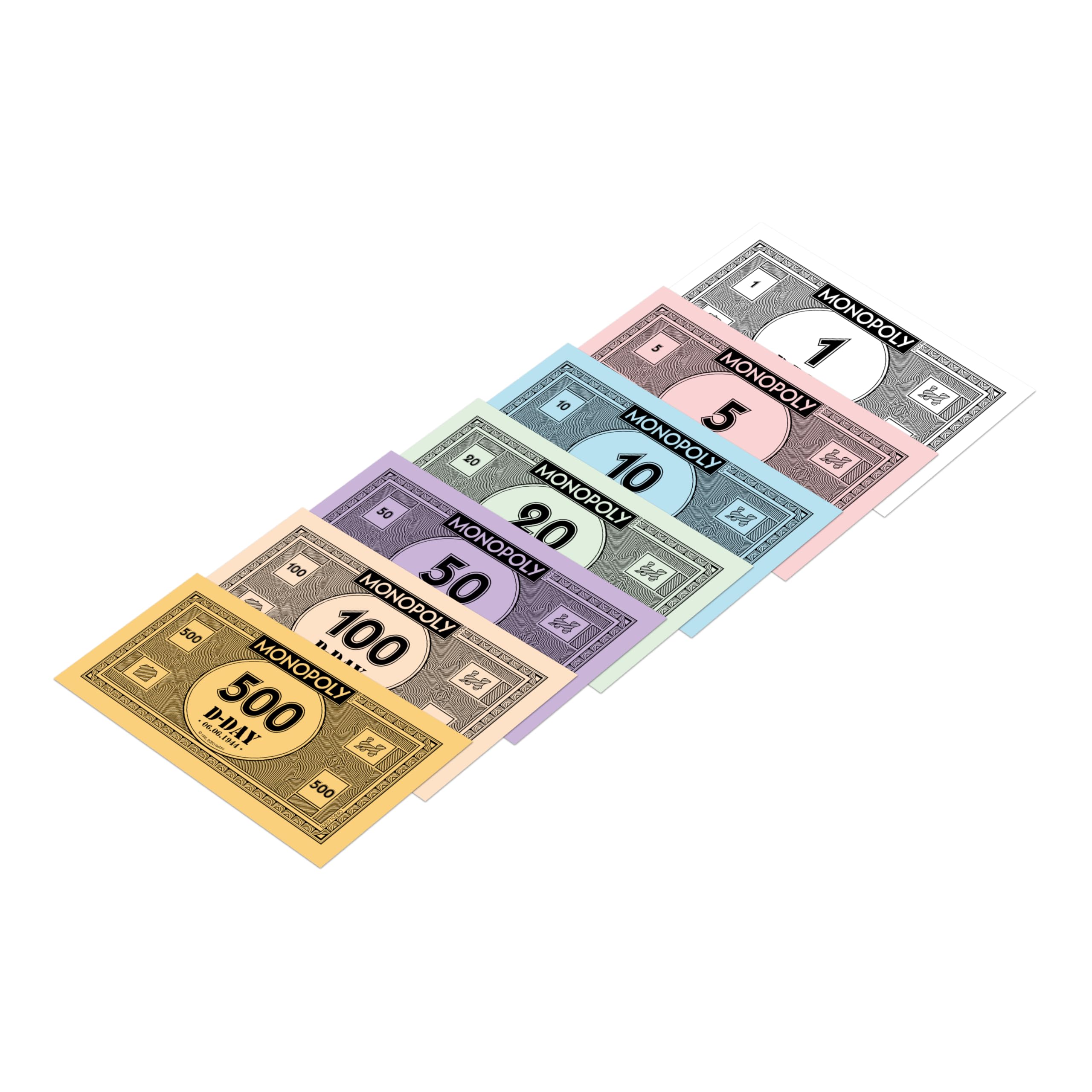 Winning Moves Monopoly D -Day en français - Jeu De Plateau 8+ - Jeu de Société pour 2 à 6 Joueurs - Jeux de Société Famille en français