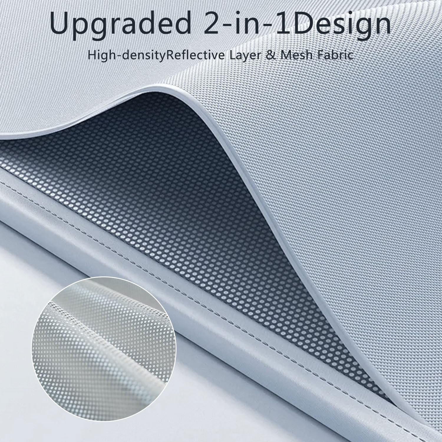 TOPABYTE Pare Soleil pour Tesla Model Y Juniper 2026 2025 Pare-Soleil Toit en Verre Protection Bloque la Chaleur, Fenêtre de Toit Isolation Contre Les Rayons UV, Beige