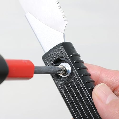 Miniatura 6 de KAKURI Mini sierra japonesa Dozuki de cola de milano de 4.3 pulgadas con vaina, sierra japonesa de corte fino para carpintería de precisión,