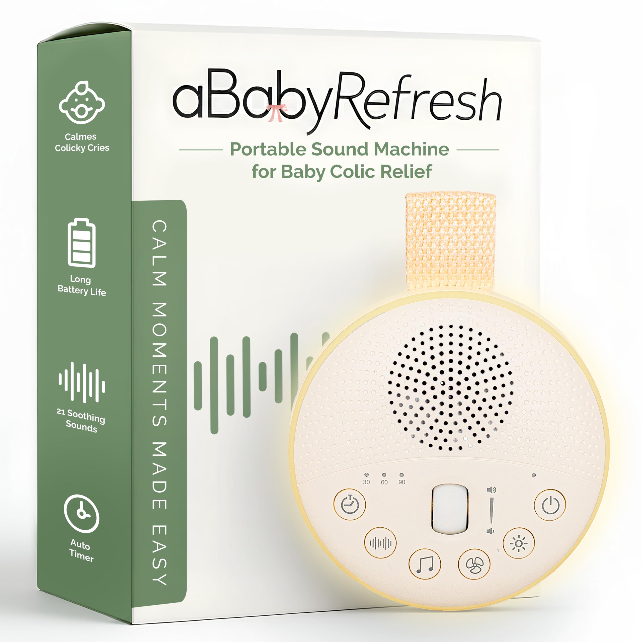 aBaby Refresh Colic Baby Relief White Noise Sound Machine