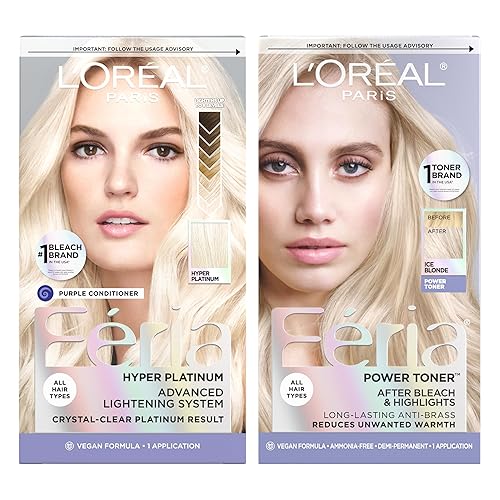 L'Oréal Paris Feria Hyper Platinum Bleach & Anti-Brass Ice Blonde