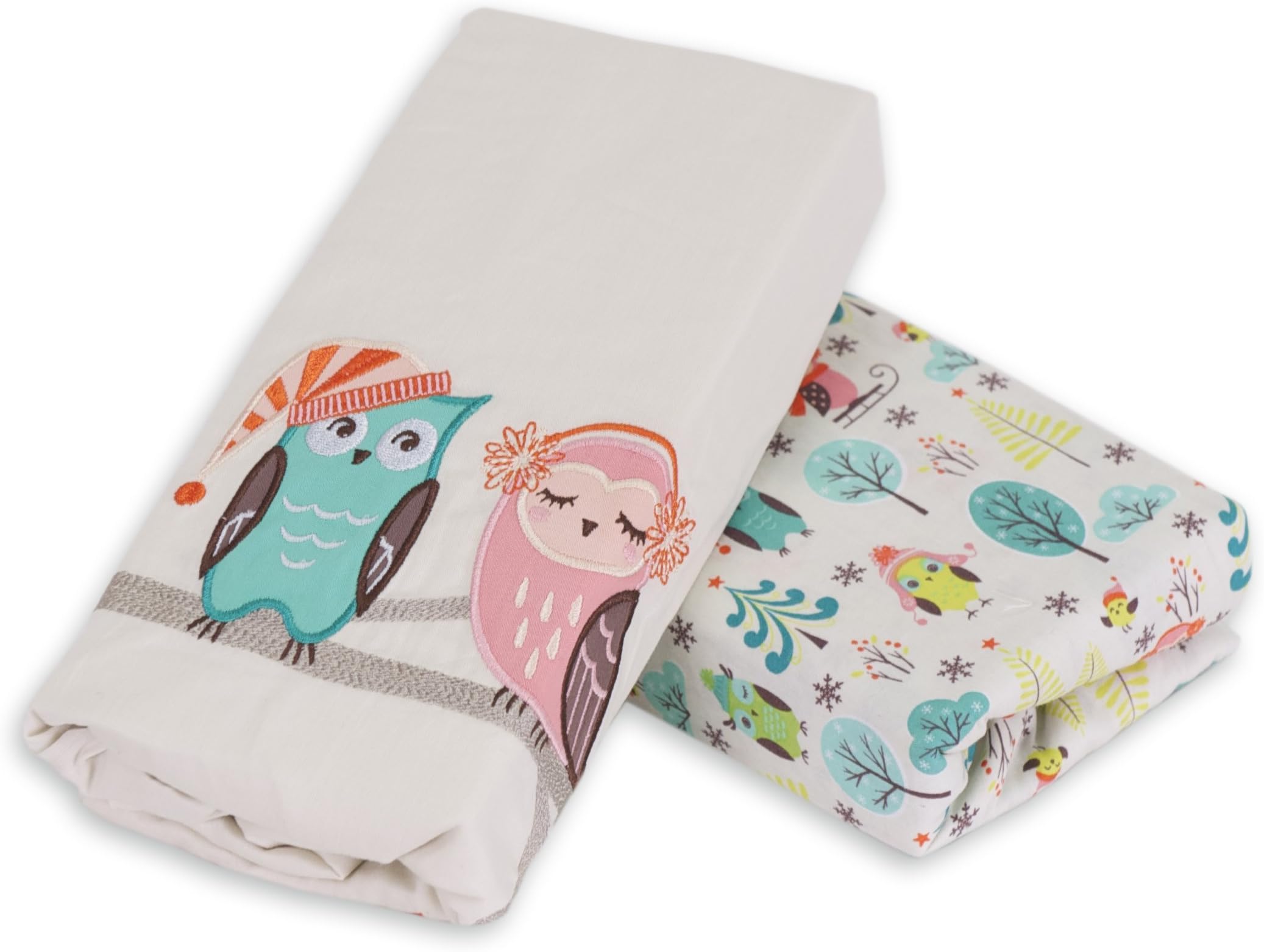 2 pc Fitted Sheets - Owl