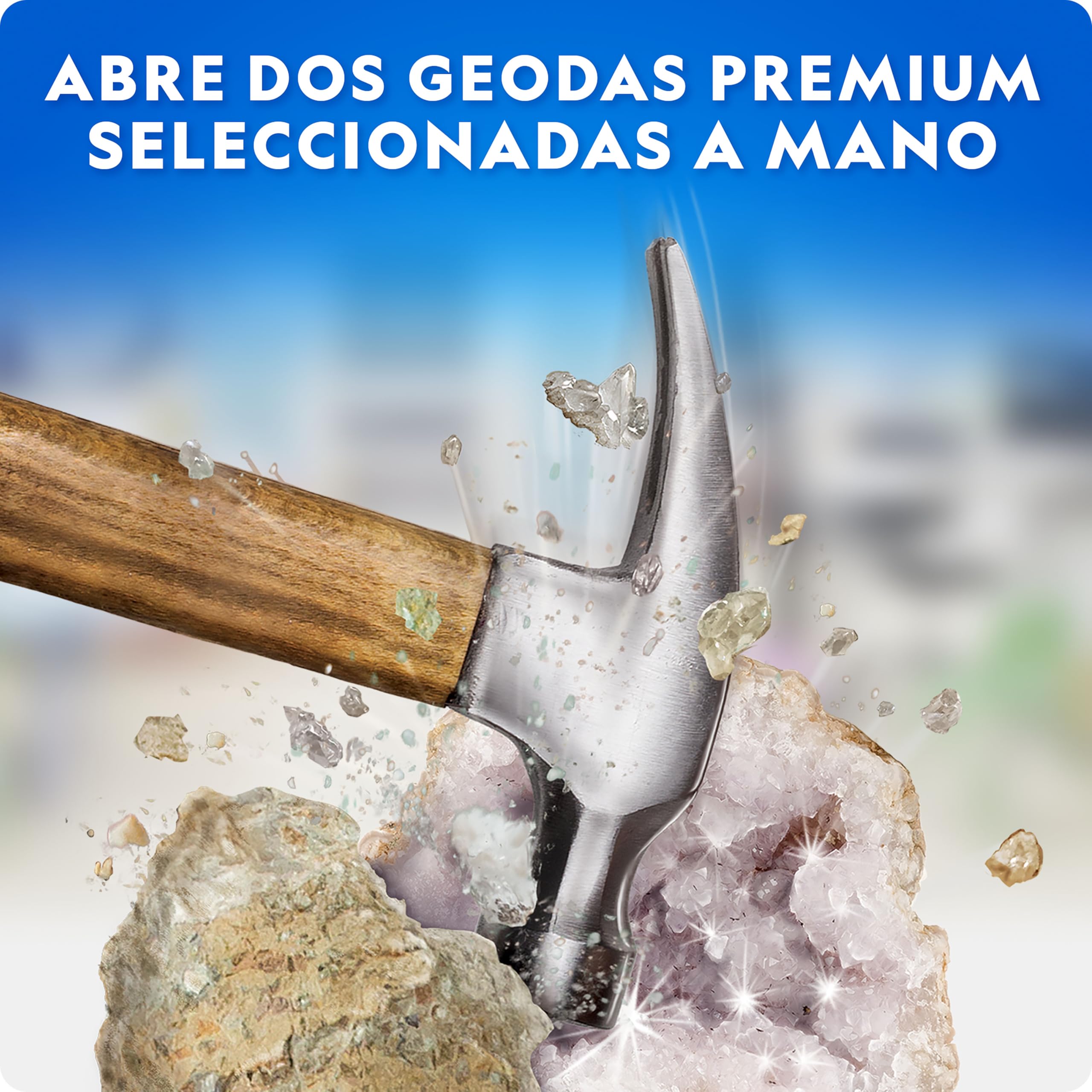 National Geographic Colección de Piedras para niños – 300 Piedras Preciosas, minerales y Cristales, Juego de geología
