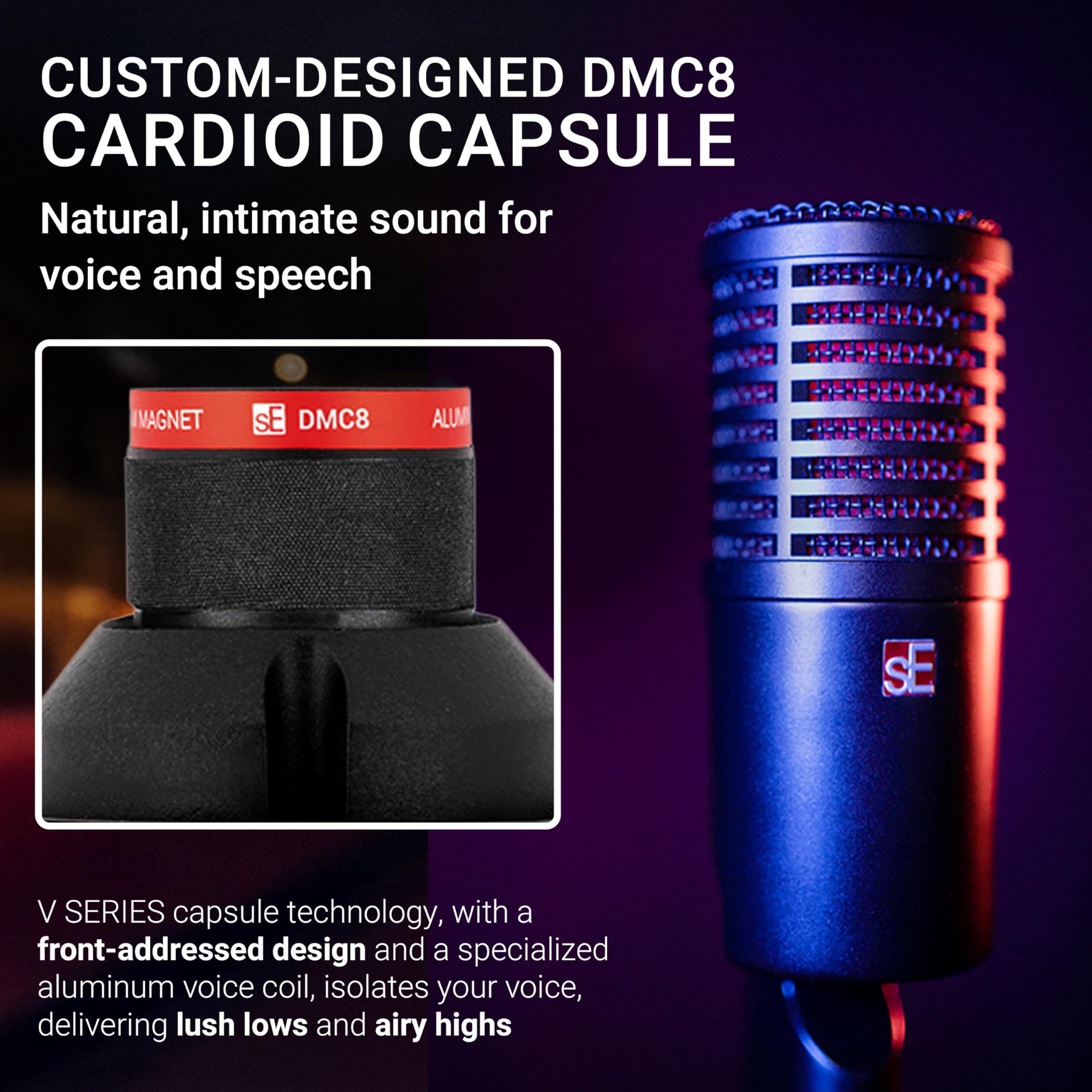 配信機器・PA機器・レコーディング機器 sE ELECTRONICS DynaCaster DCM8 DynaCaster DCM8 - sE Electronics | Hookup, Inc.