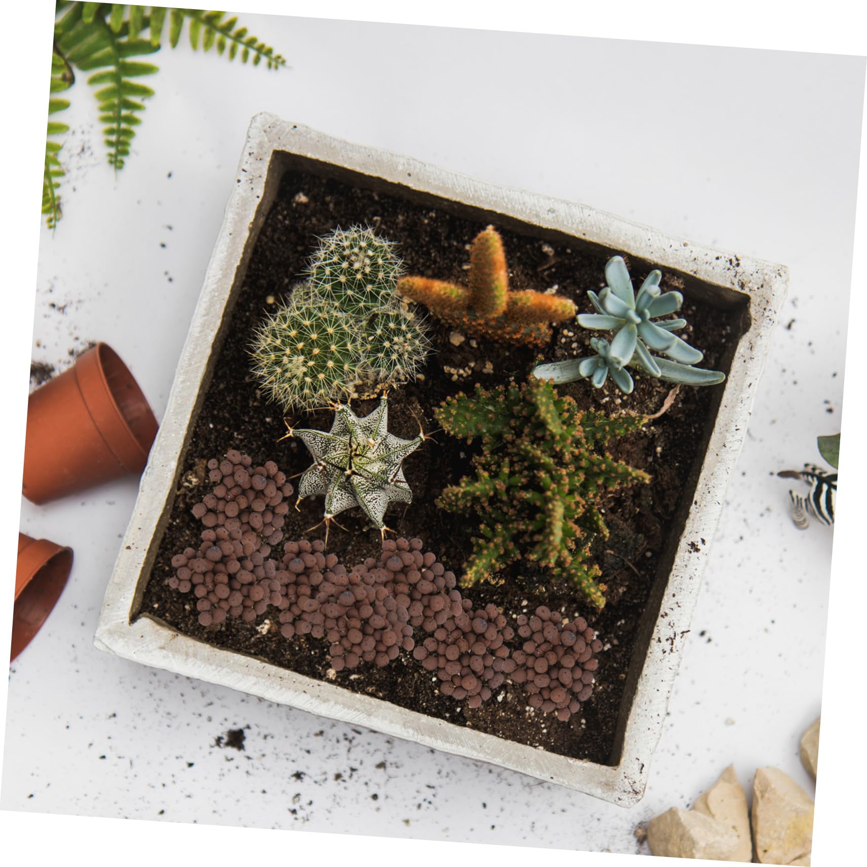 SOIMISS 2taschen Blähton Blumentopf Dekoration Atmungsaktives Material Garten Werkzeug Blumenpflanzzubehör Für Pflanzen Und Gartenanwendung Mit Stabiler Wasserkapazität Und