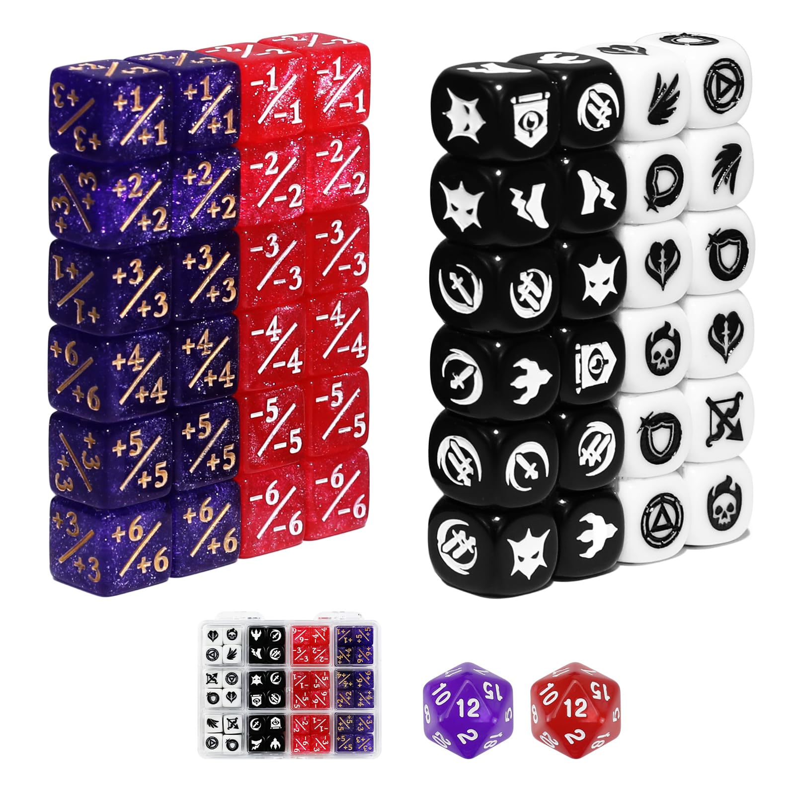 Amazon.co.jp: FourDragons 50個 12mm MTGアイコン機能 キーワード