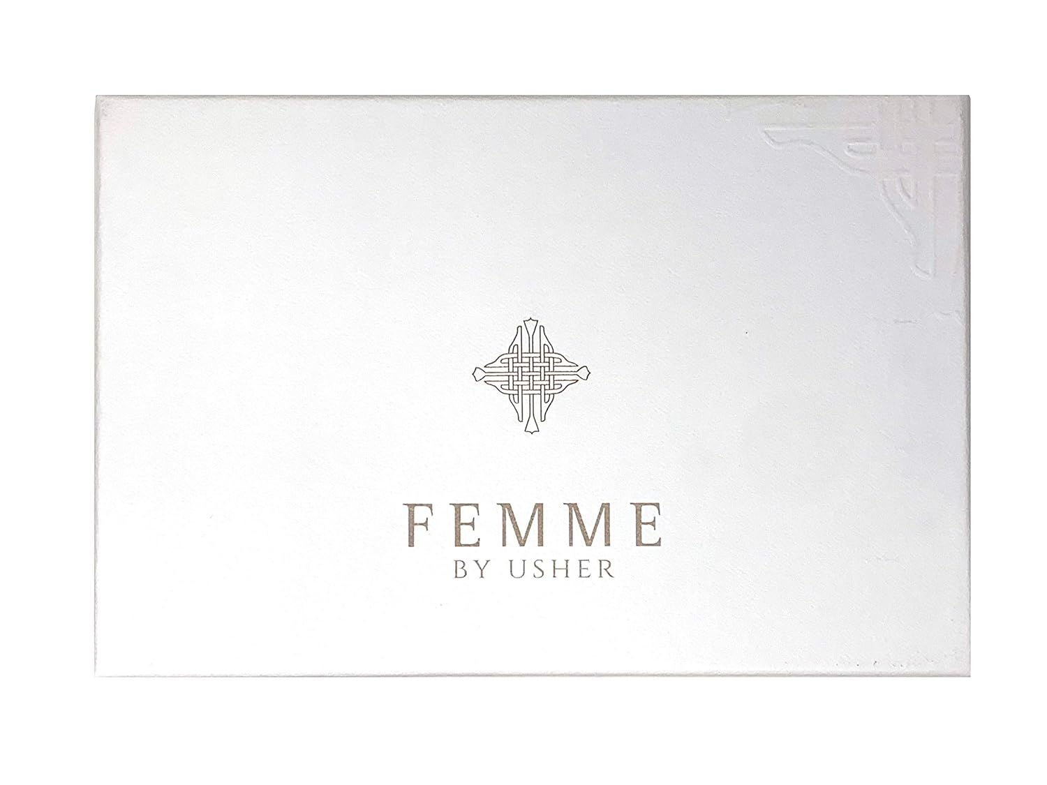 Usher Femme Gift Set for Women - Eau De Parfum Spray (3.4 Oz) + Body Lotion + Shower Gel 3.4 Fl Oz (Pack of 3) image 2 of 3 B07VS5CBGB
