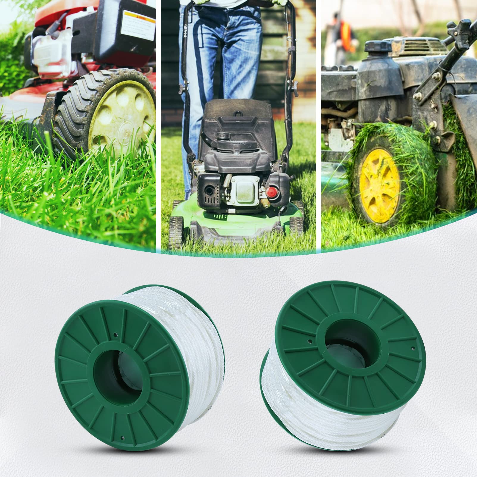 Trimmer Replacement Starter Rope Recoil Starter Rope 5mm X 100m Pull Start Rope For Lawn Mowers ...