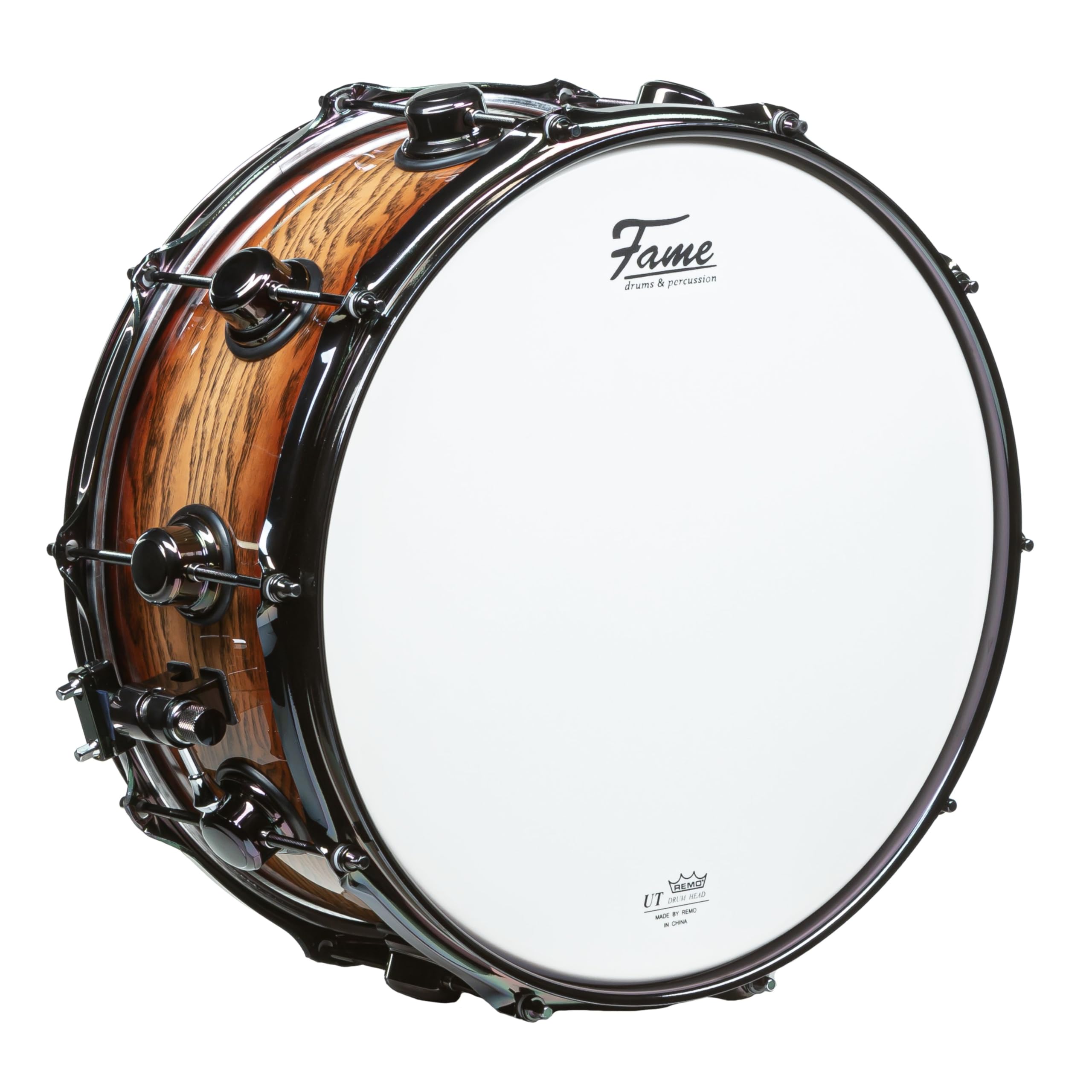 Fame Fortress Snare 14"x6,5" Brown Burst - Snare Drum