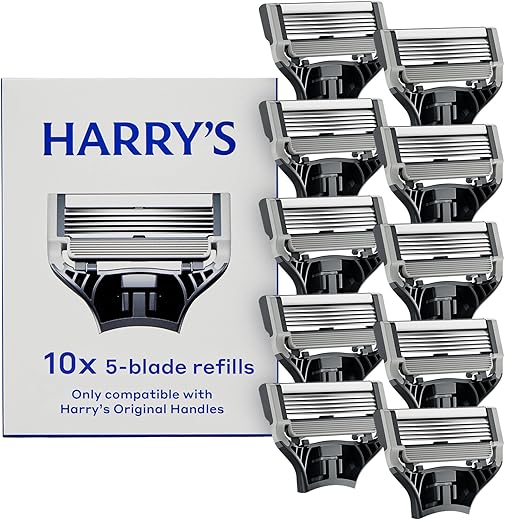 Harry's Razor Blades Refills - Razors for Men - 10 count