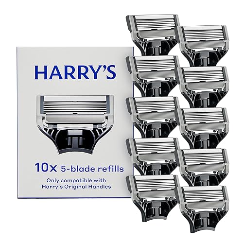 Miniatura 19 de Harry's Cuchillas de afeitar originales para hombre, 14 unidades, cartuchos de repuesto de hoja de afeitar de primera calidad, ingeniería alemana