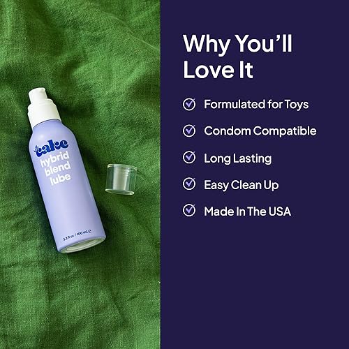 Miniatura 4 de Hello Cake Lubricante Híbrido - Lubricante personal a base de silicona y agua, seguro para todos los juguetes, ultra deslizante, duradero, no