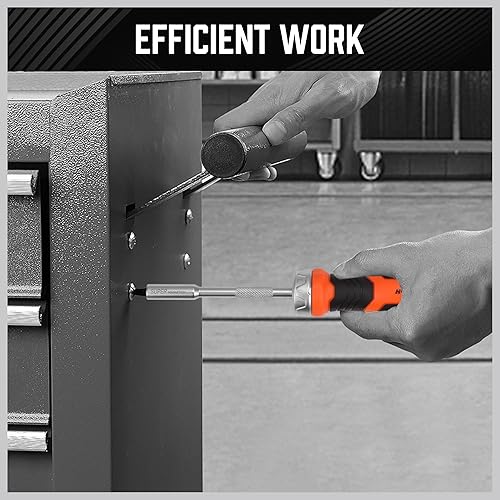 Miniatura 8 de HORUSDY Juego de puntas de destornillador Torx de seguridad de 25 piezas  Juego de puntas Torx T5-T40 de 14 de pulgada  12 puntas Torx y 12 puntas