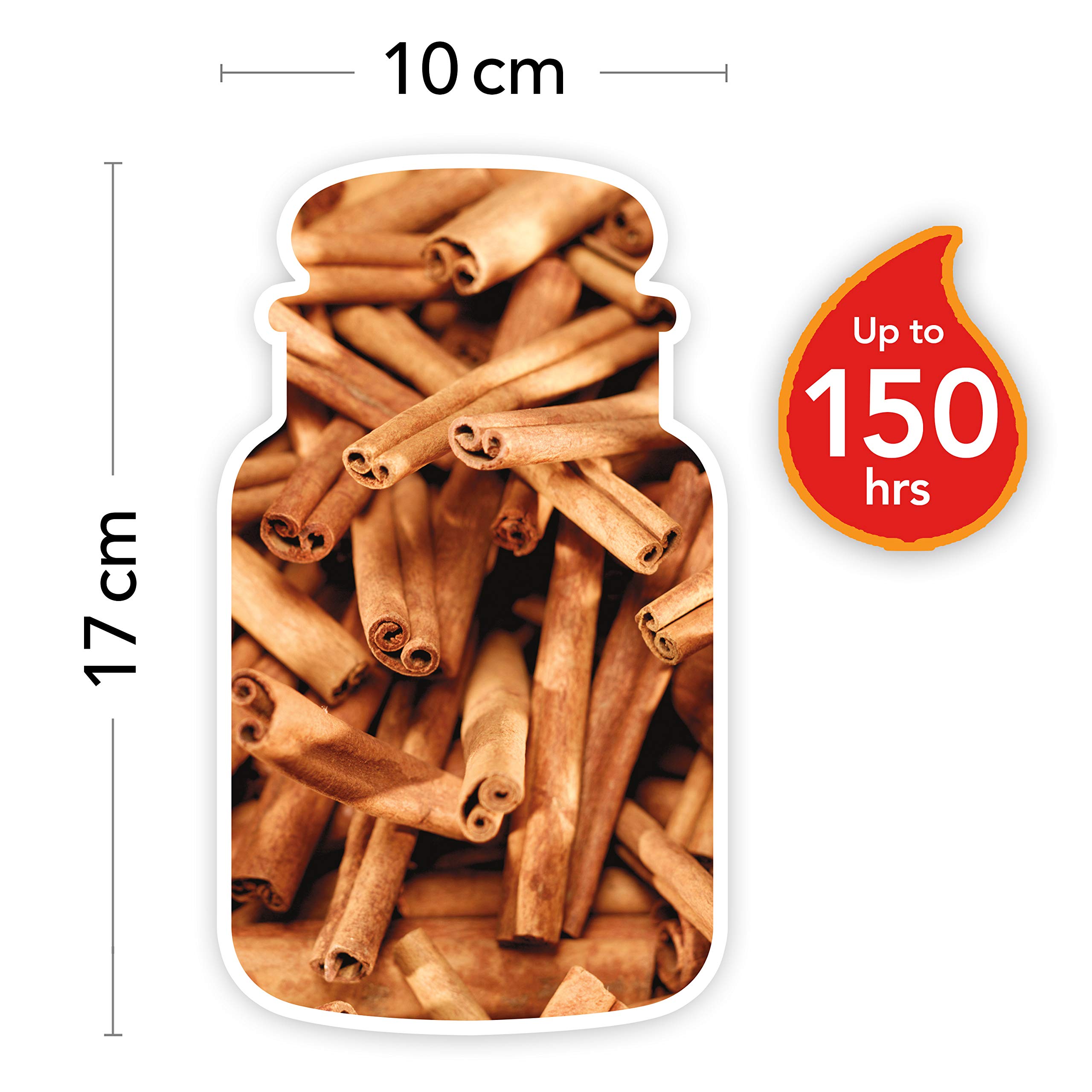 Yankee Candle Candela Profumata in Giara Grande - Vaniglia e Bastoncino Di Cannella - Durata Fino A 150 Ore - Cinnamon Stick