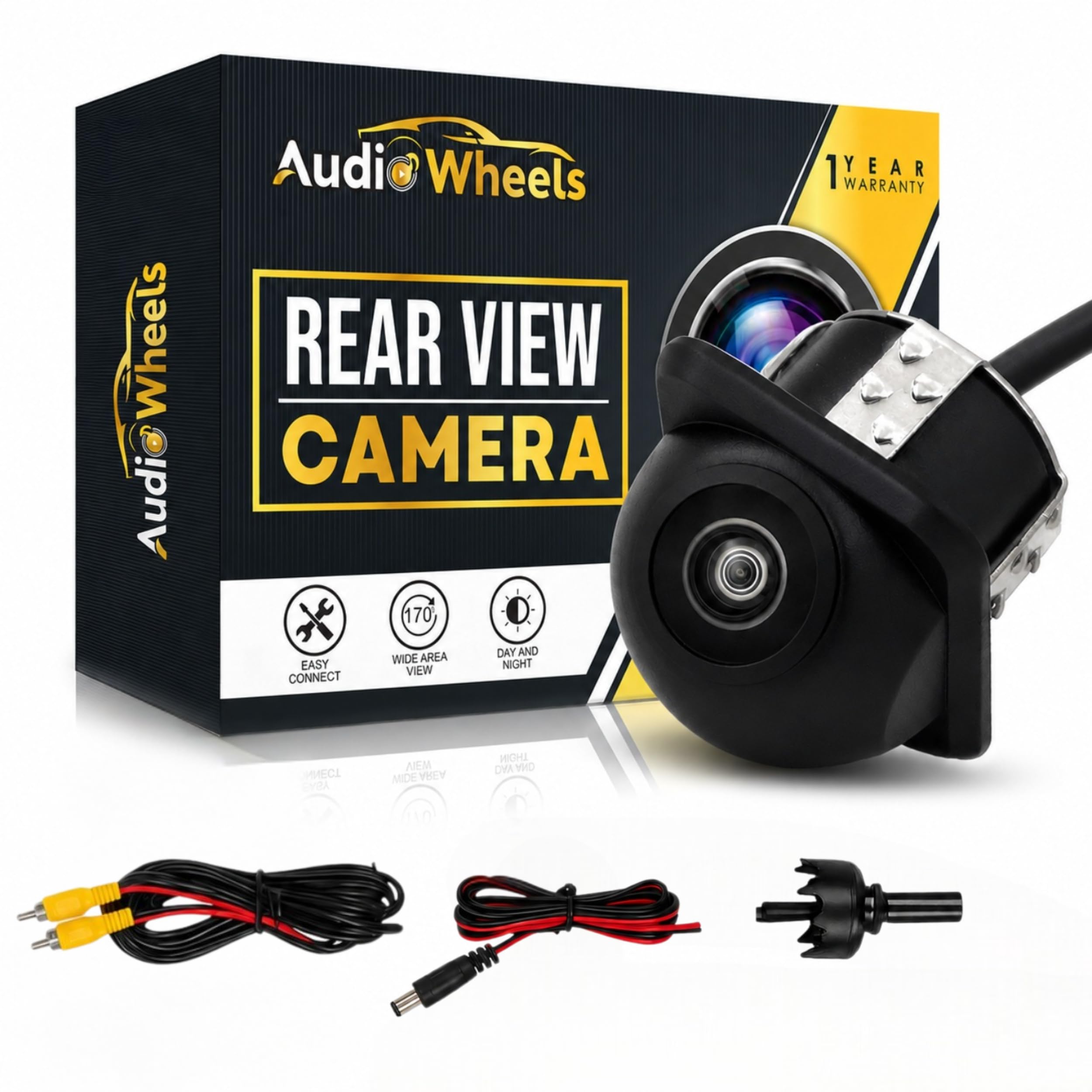 Car Dome Fish Eye Camera Backup Rearview Vehicle Automotive Parking HD Night Vision 170-degree Reversing Surveillance AHD Lane Departure Warning Road Safety Monitoring. (Dome Fish Eye Normal)-image-39