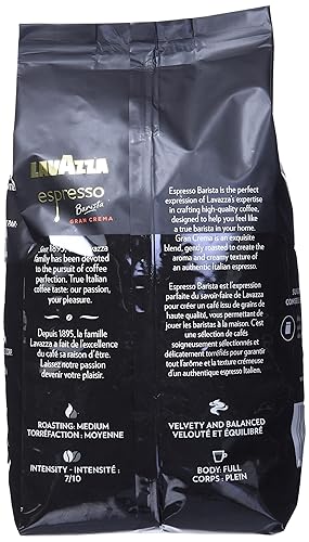 Vista 24 de Lavazza Espresso Barista Gran Crema - Mezcla de café en grano entero, tostado medio, bolsa de onzas (el embalaje puede variar) - 2.2 libras, 35.2