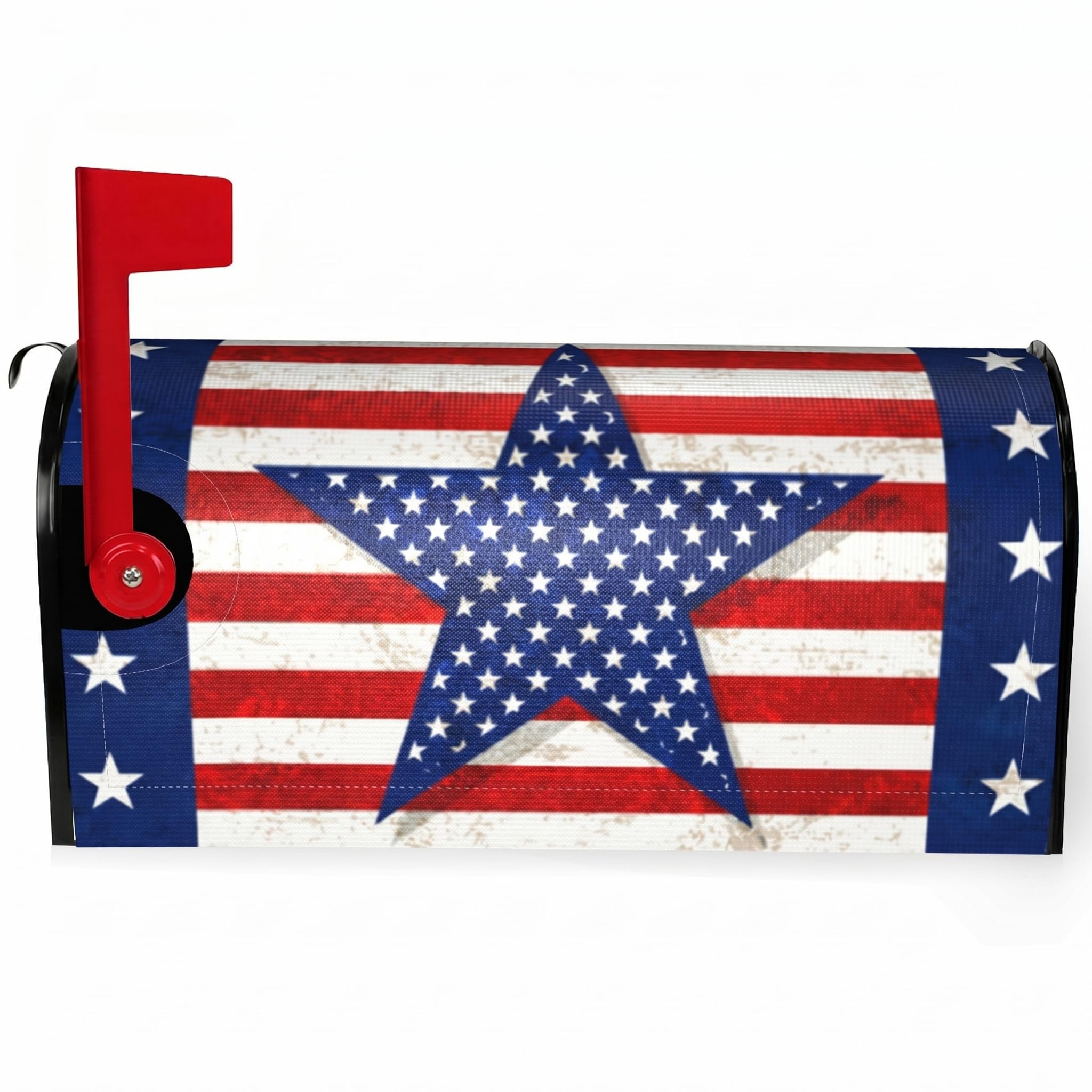 Magnetic Mailbox Covers, Waterproof Magnetic Patriotic Mailbox Cover Outdoor Cover for Outside Mailboxes, 21x18 Inch